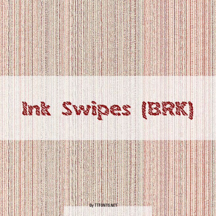 Ink Swipes (BRK) example